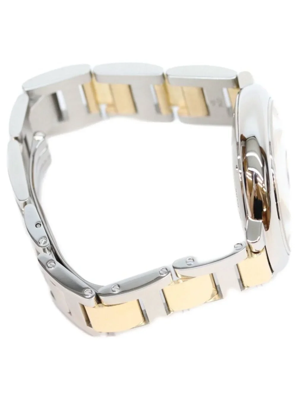Cartier Yellow Gold Stainless Steel Ballon Bleu MM 36 Quartz Watch